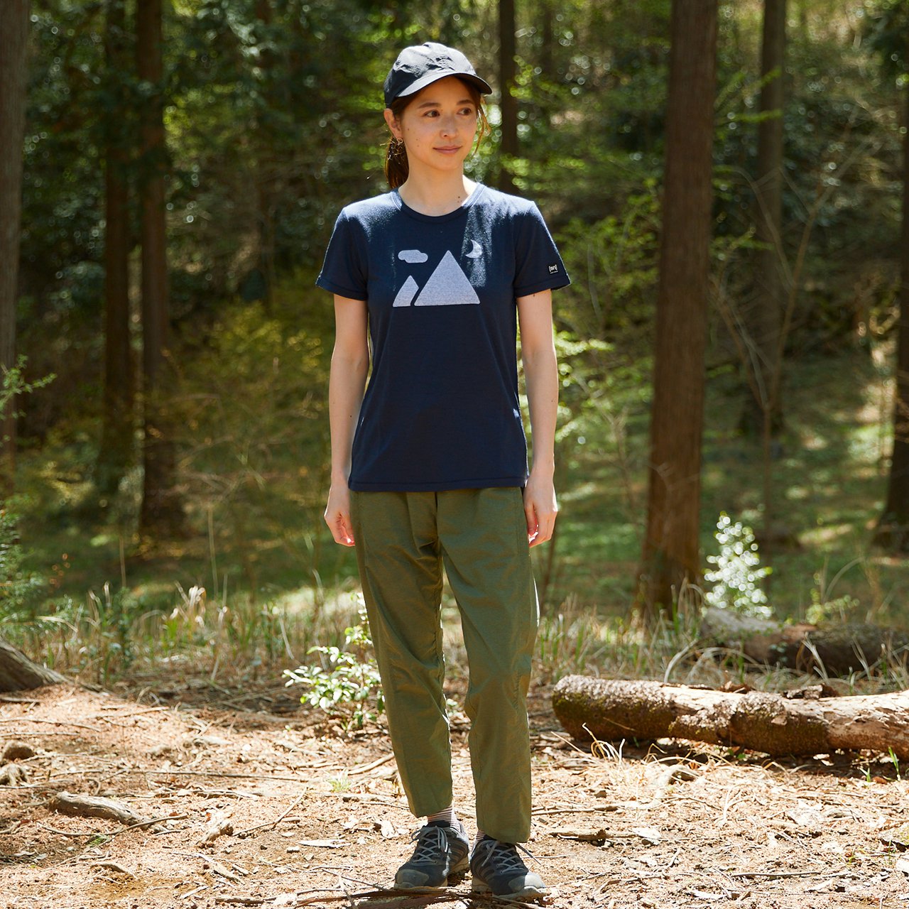 YAMA HACKと[sn]のコラボT、ジェリー鵜飼氏グラフィックとメリノウール