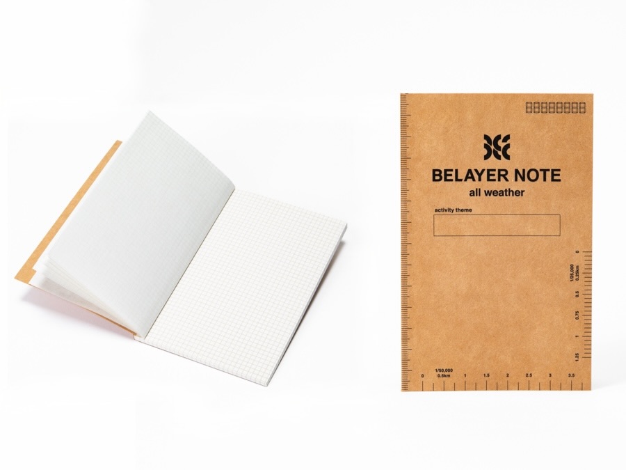 メモ アウトドア防災に、水に濡れても破れない全天候対応のメモ帳を常備