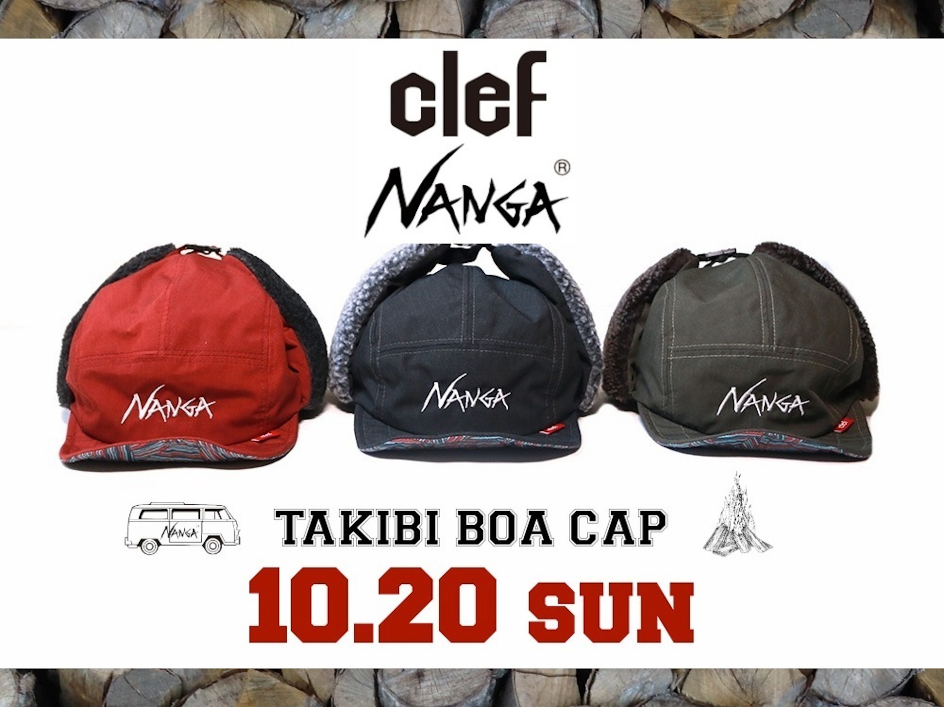 NANGA×Clef WIRED BOA CAP ナンガ 帽子 | hartwellspremium.com