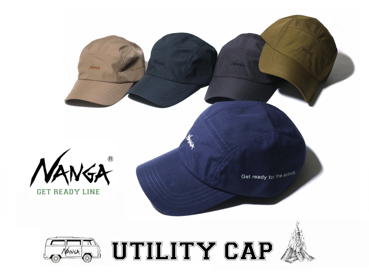 シンプルがいい。NANGAのユーティリティーキャップNew Release