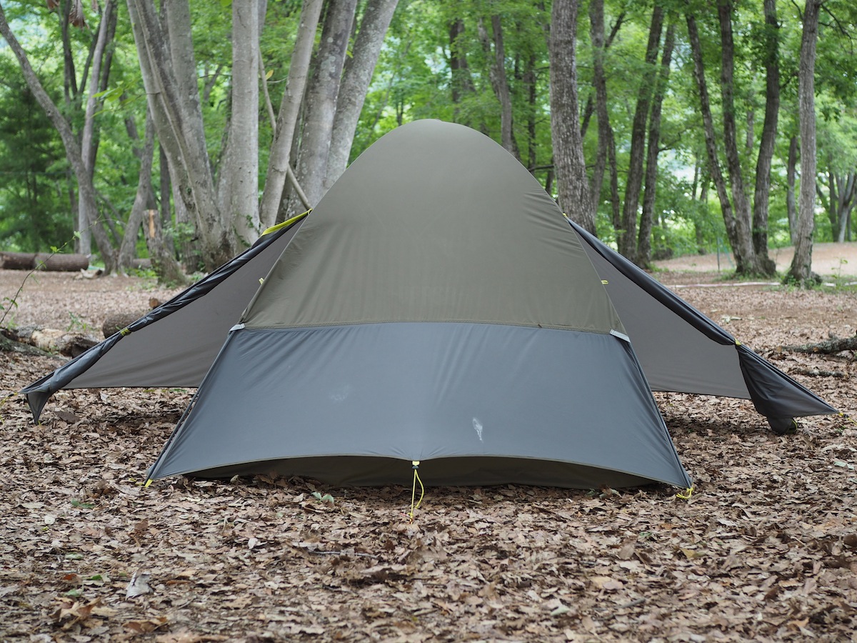 2人用の軽量テント。自立式か非自立式、あなたはどっち? アウトドアと