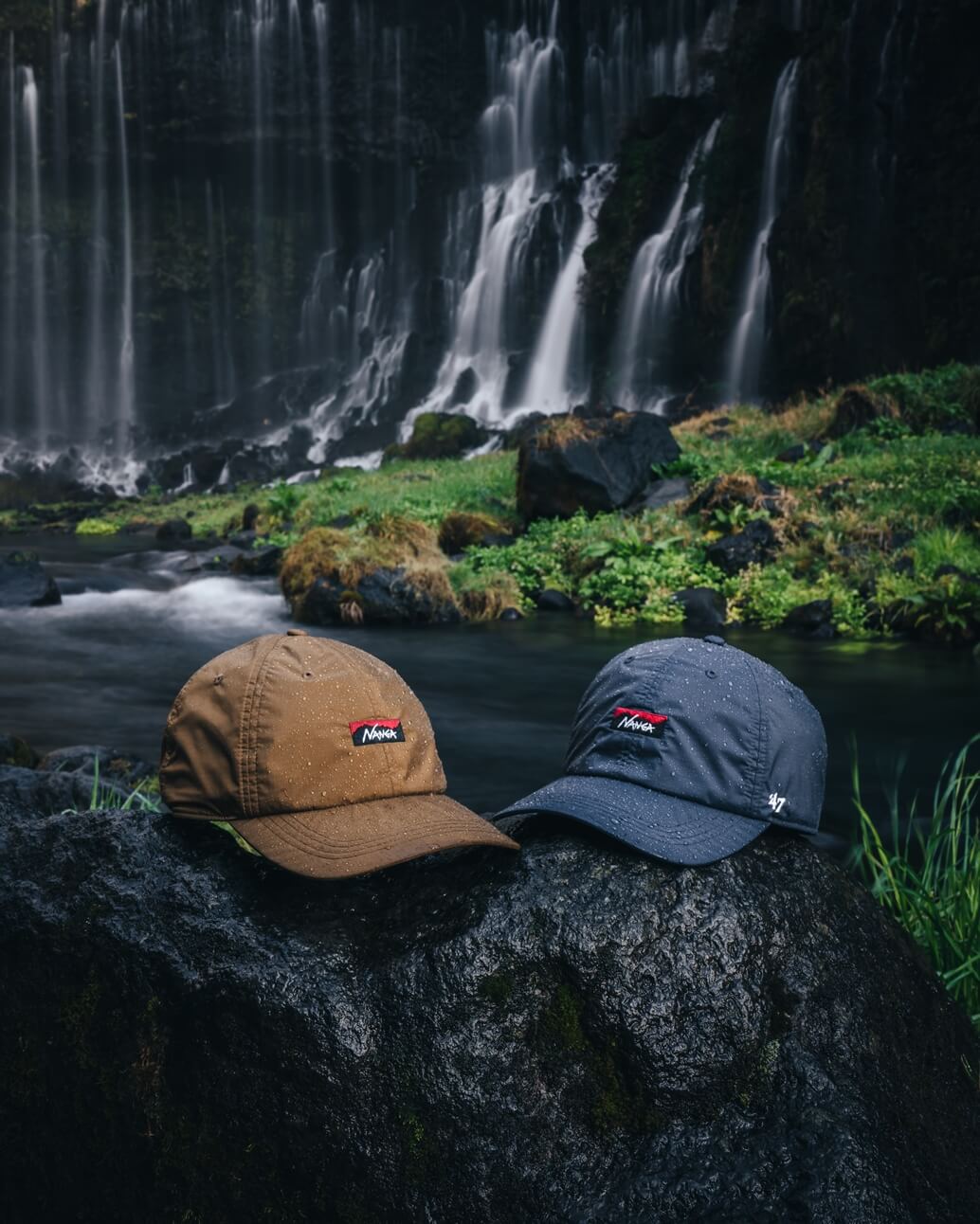 雨ニモマケズ」全天候型帽子4/24発売。【NANGAx47】AURORA CAP