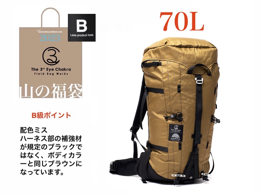 ラスト1点】レアな配色ミスのサードアイチャクラB級品の大型バック