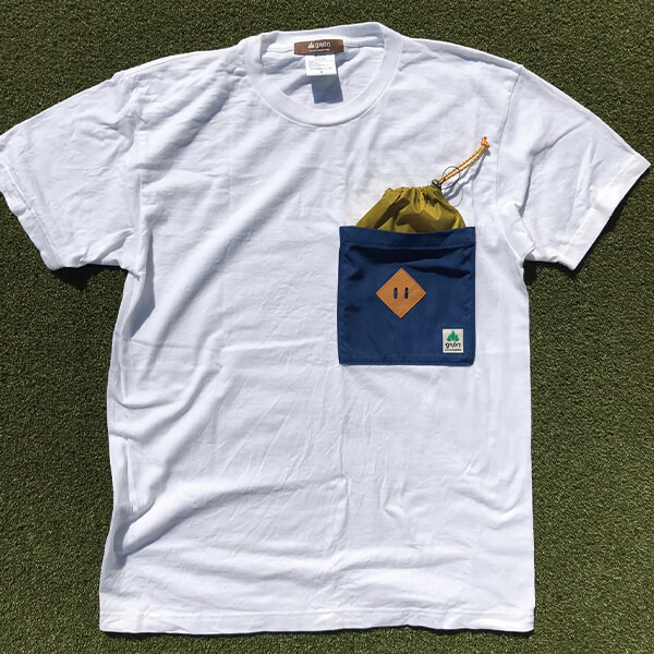 巾着Tシャツ(2レイヤーポケット)