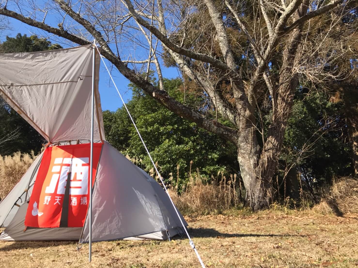 「酒」柄 テントのれん(80cm×90cm)