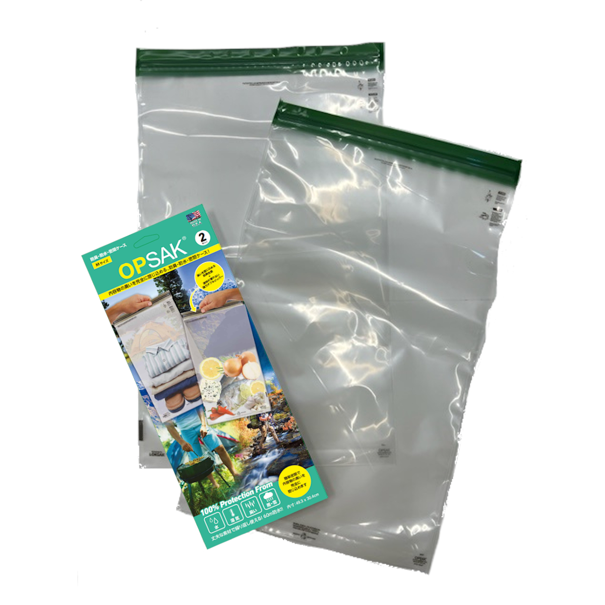【送料無料】OPSAK 防臭バック M 2枚入