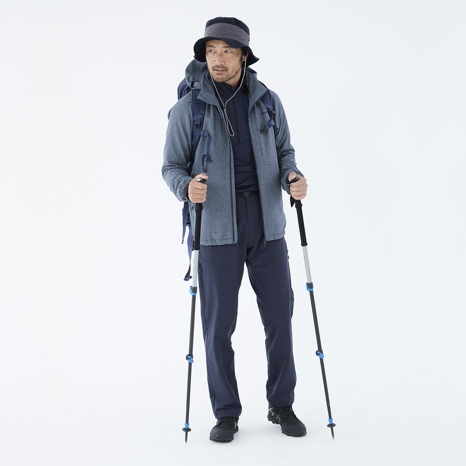 元祖、プリント柄止水ファスナー搭載のオールウェザージャケット