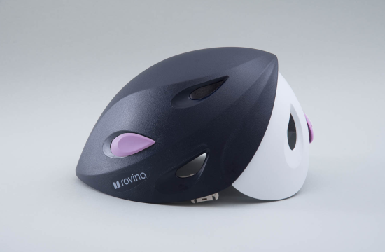 美品 日本人女性用 ヘルメットravina FLUQUE マグネット顎紐 検