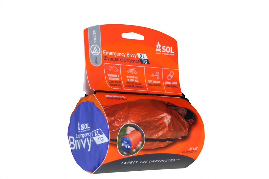 バービー　ウォーターヴェール500ミリ✖︎2 登山、キャンプ、そして防災に寝袋とセットで。SOLの「Bivvy(ヴィヴィ